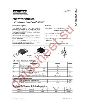 FDP2570 datasheet  